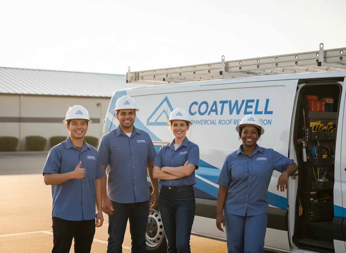 Commercial roof coating company in Baileyville, IL